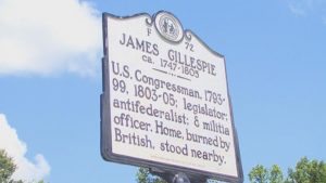 James Gillespie NC Historical Marker WITN News